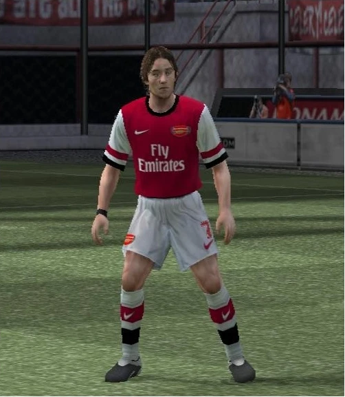 PES 6: Arsenal home kit 2012-2013