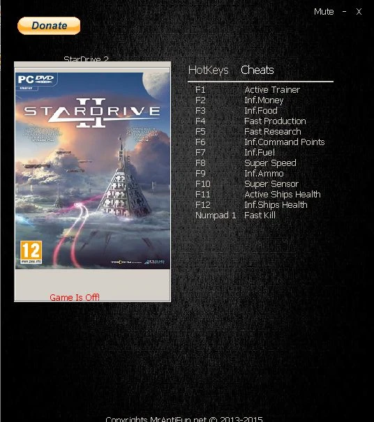 StarDrive 2: Трейнер/Trainer (+11) [1.0] {Mrantifun}