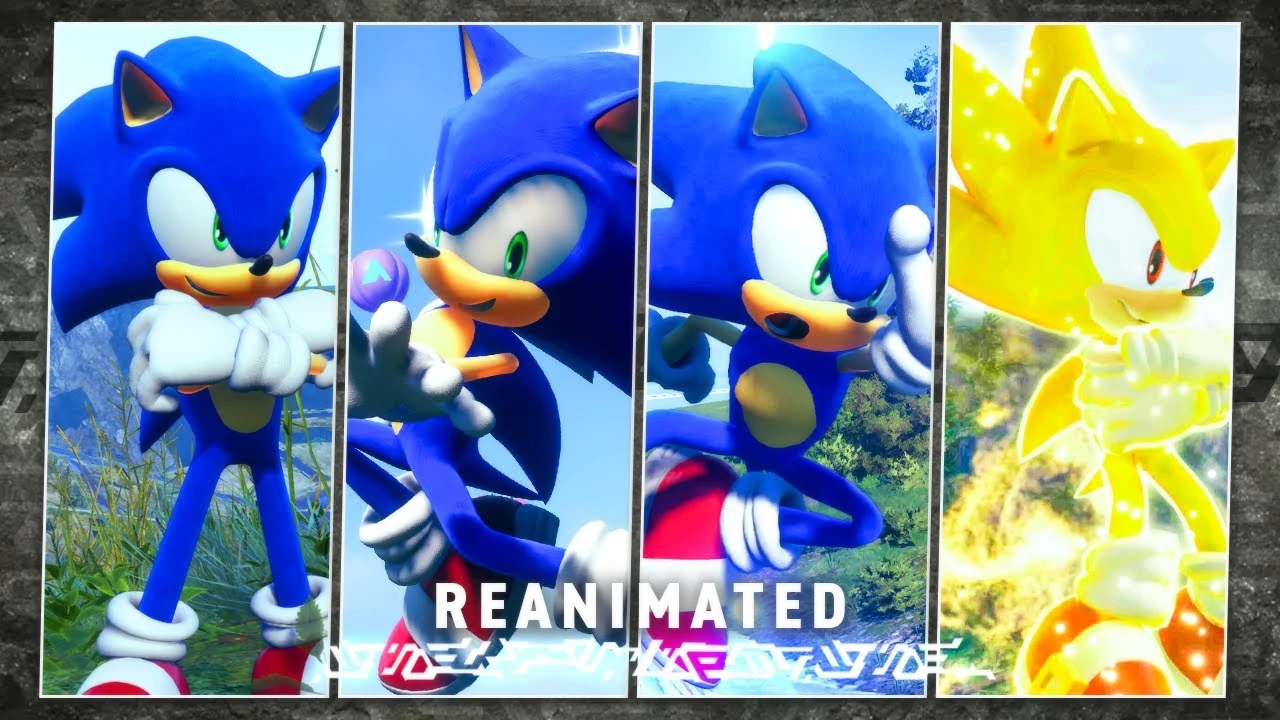 Sonic Frontiers "Реанимация - переработка анимаций у персонажей, врагов и боссов"