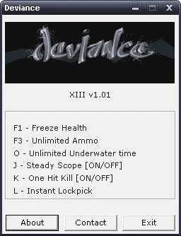 XIII: Трейнер (+6) {Deviance}