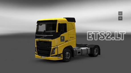 ETS 2 "скин Volvo FH 2013 Waberer's"