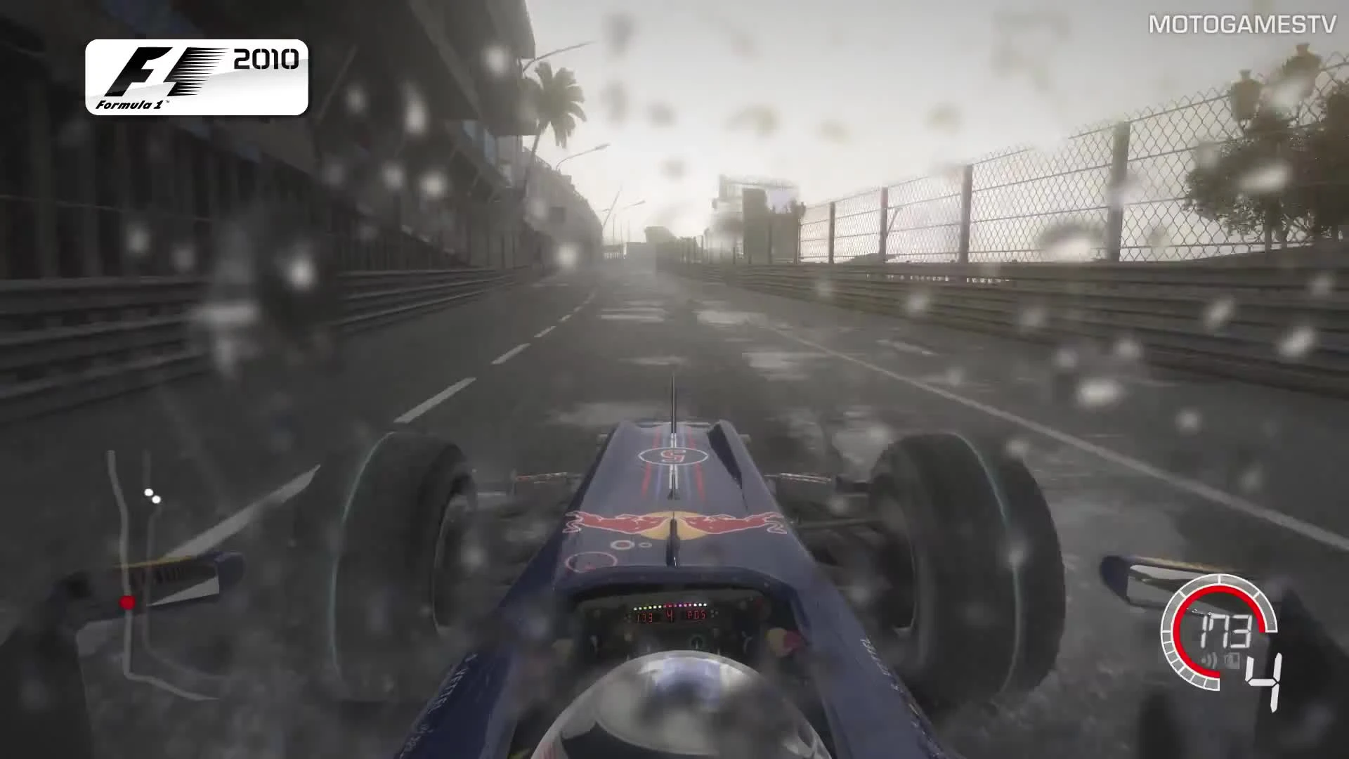 Сравнение версий F1 2010 до F1 2015 - Monaco (Wet)