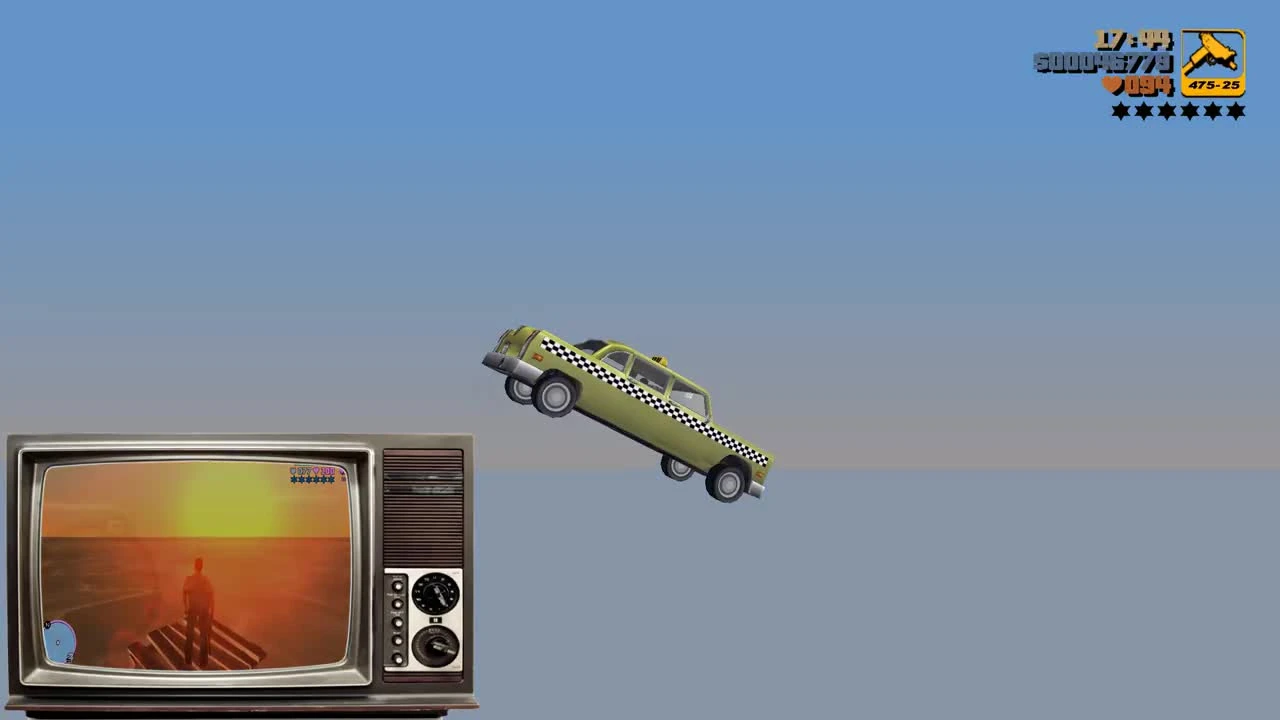 Полёт на луну в ГТА 3 | Космос в ГТА 3?!