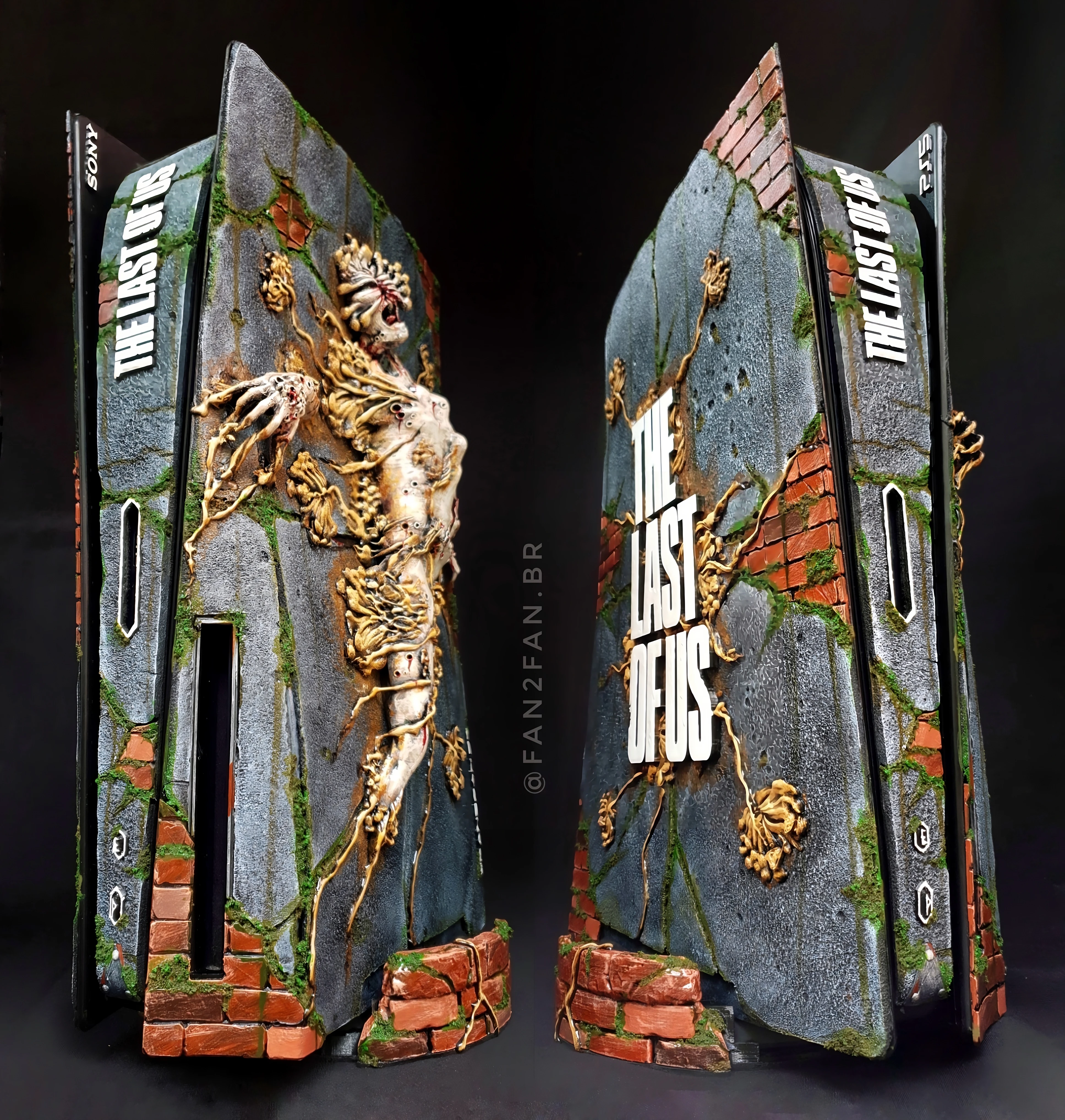 Талантливый геймер создал потрясающую тематическую PlayStation 5 в стиле Last of Us