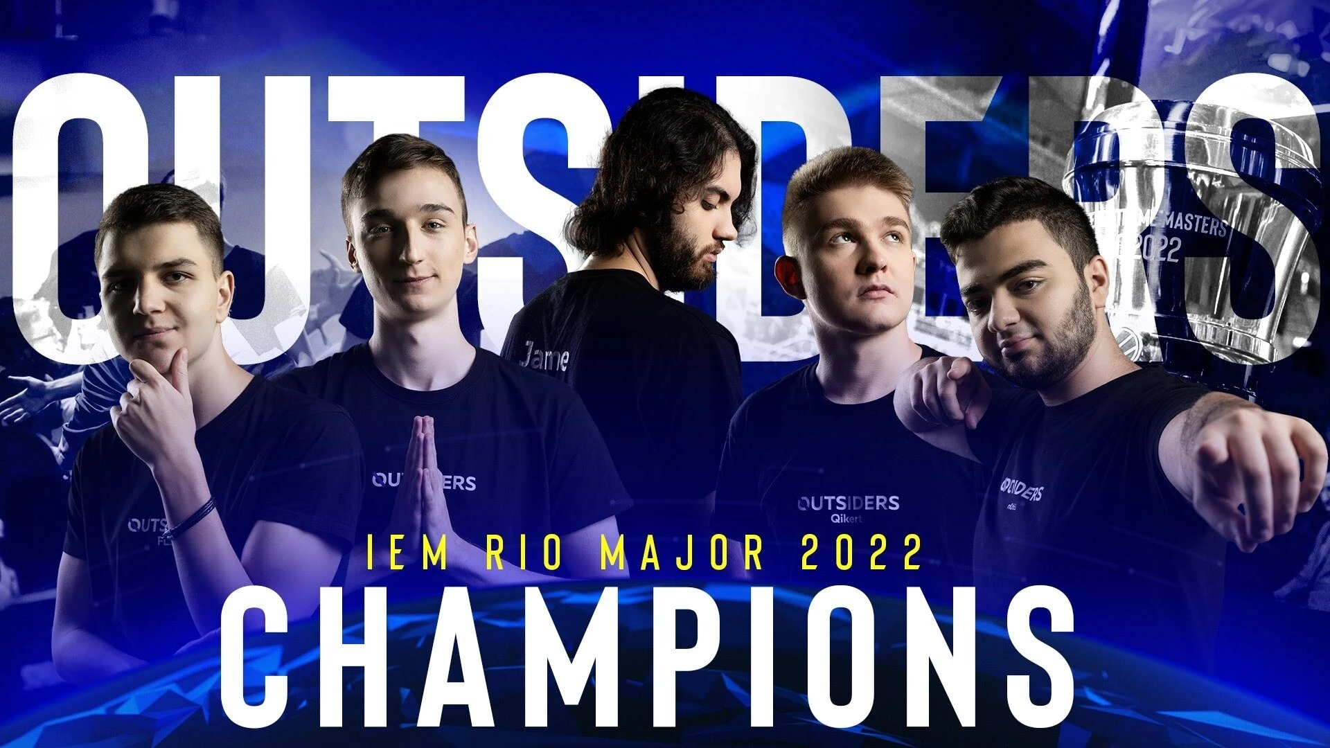 Российская команда Outsiders победила на IEM Rio Major 2022 - главном турнире осени по CS:GO