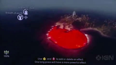 From dust "подводный вулкан"