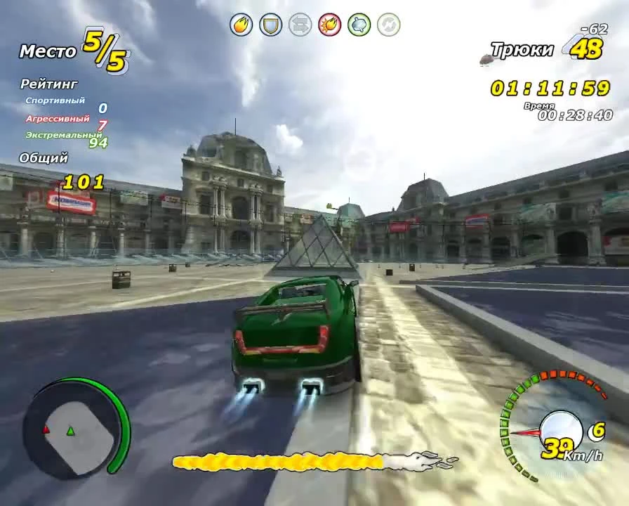 Играем в Adrenalin: Extreme Show #37 - Лувр: Заезд на прыжки