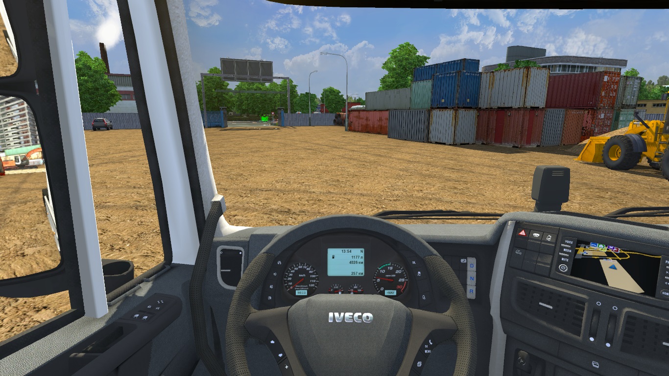 Euro Truck Simulator 2 "Новый бортовой компьютер для Iveco Hi-Way v2"