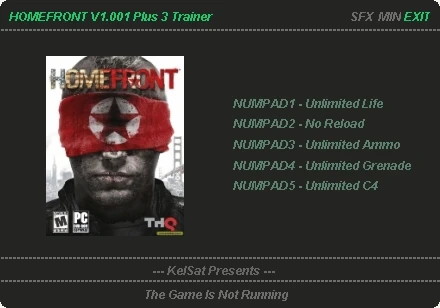 Homefront: Трейнер (+3) [1.001] {KelSat}