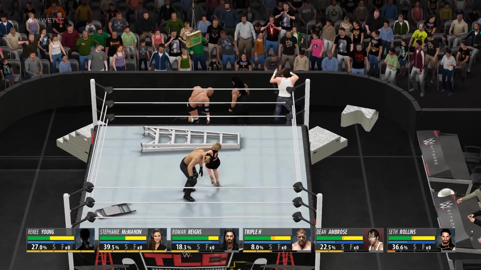 WWE 2K16 "Необычный матч с лестницами\ Ladder Match"