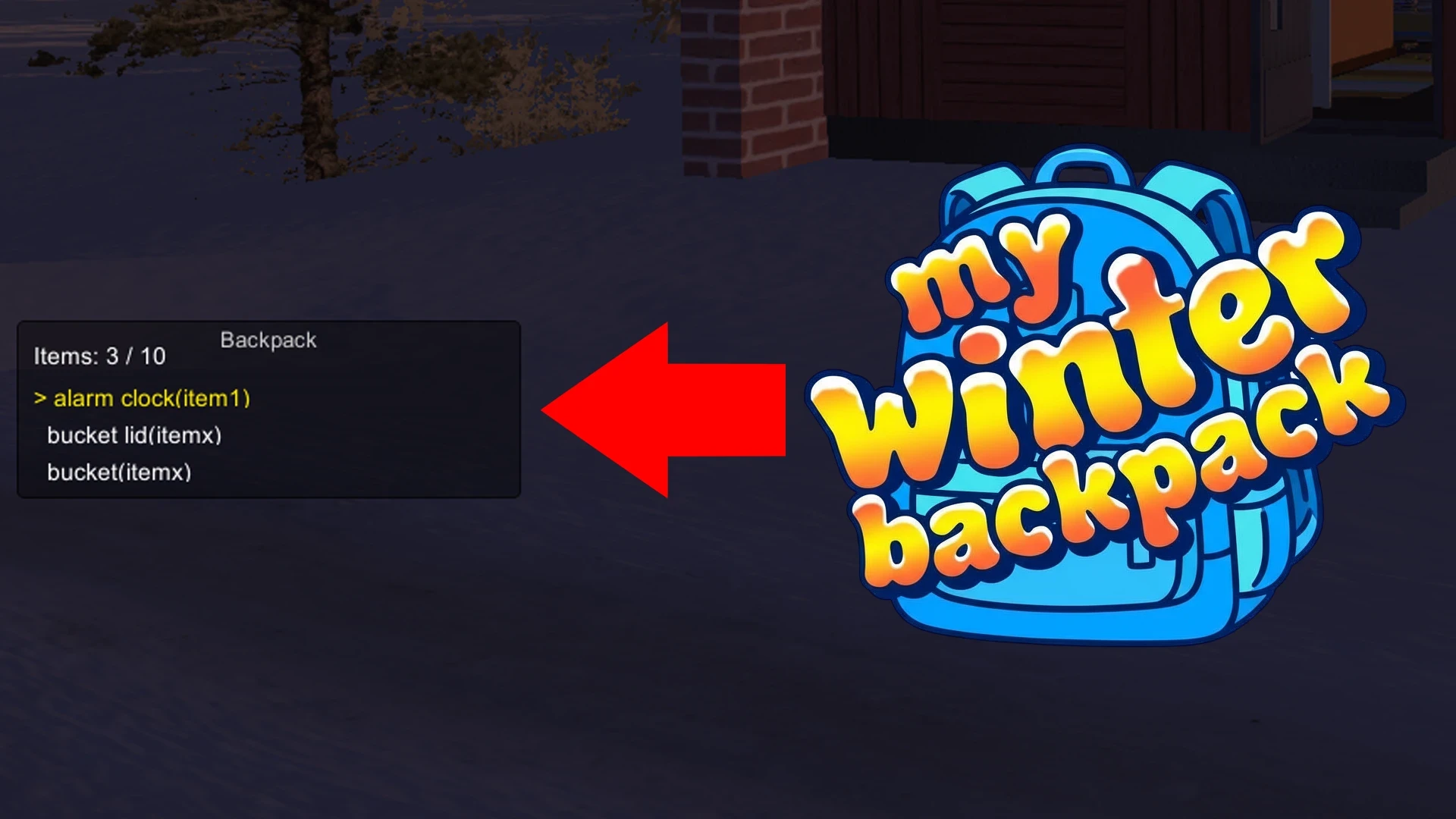 My Winter Car "Рюкзак для переноса вещей - My Winter Backpack"