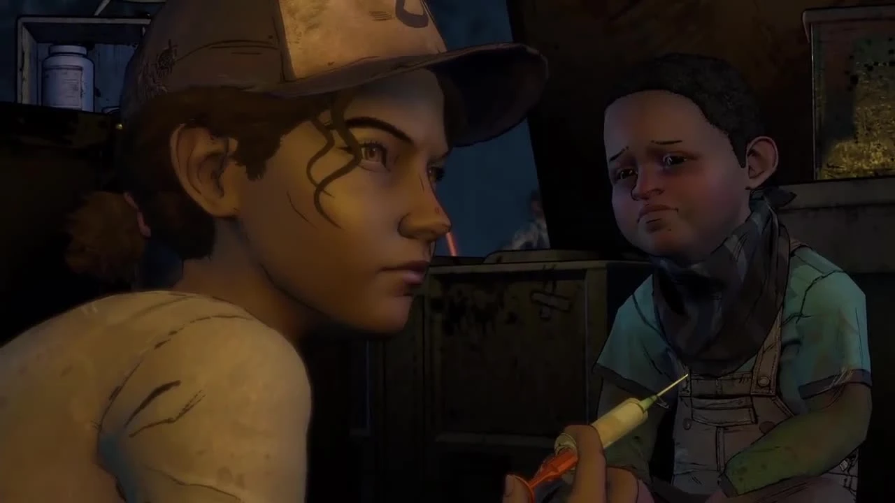 Что будет если не вылечить Эй-джея? И плюнуть - The Walking Dead A New Frontier Episode 3 (Пасхалка)