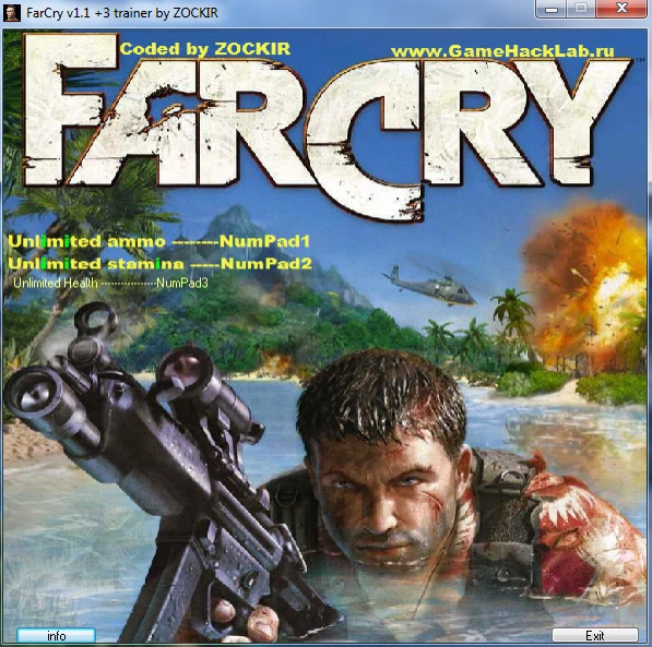 Far Cry: Трейнер/Trainer (+3) [1.1] {ZOCKIR / GHL}