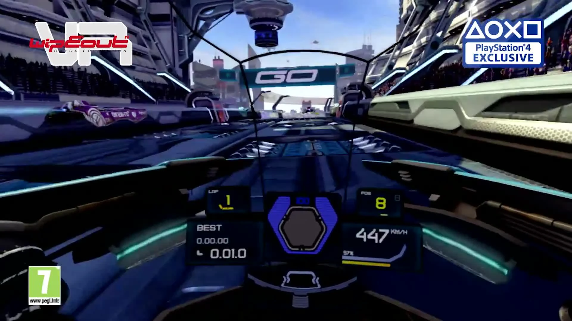 WipEout: Omega Collection - Трейлер наград прессы PS VR