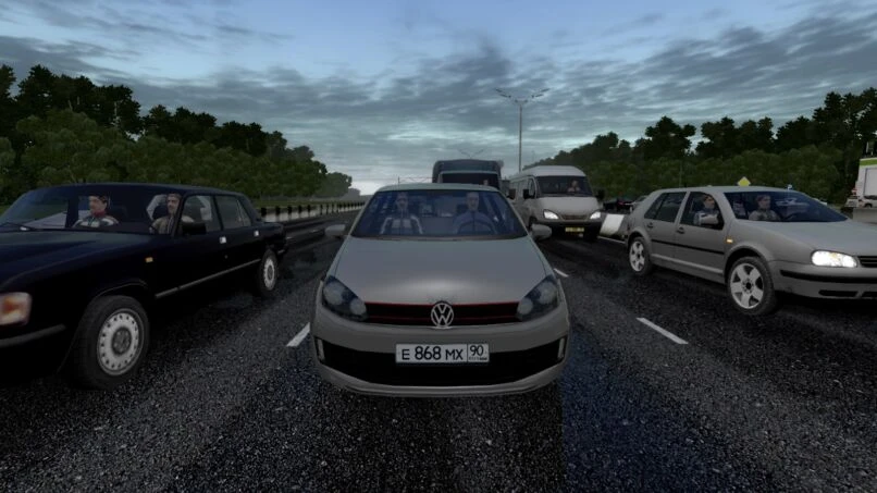 City Car Driving "VW Golf 6 для трафика (v1.5.9 - 1.5.9.2)"