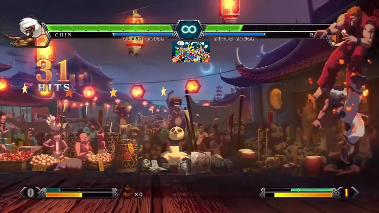 Все комбо Чина Гентсая в King of Fighters 13