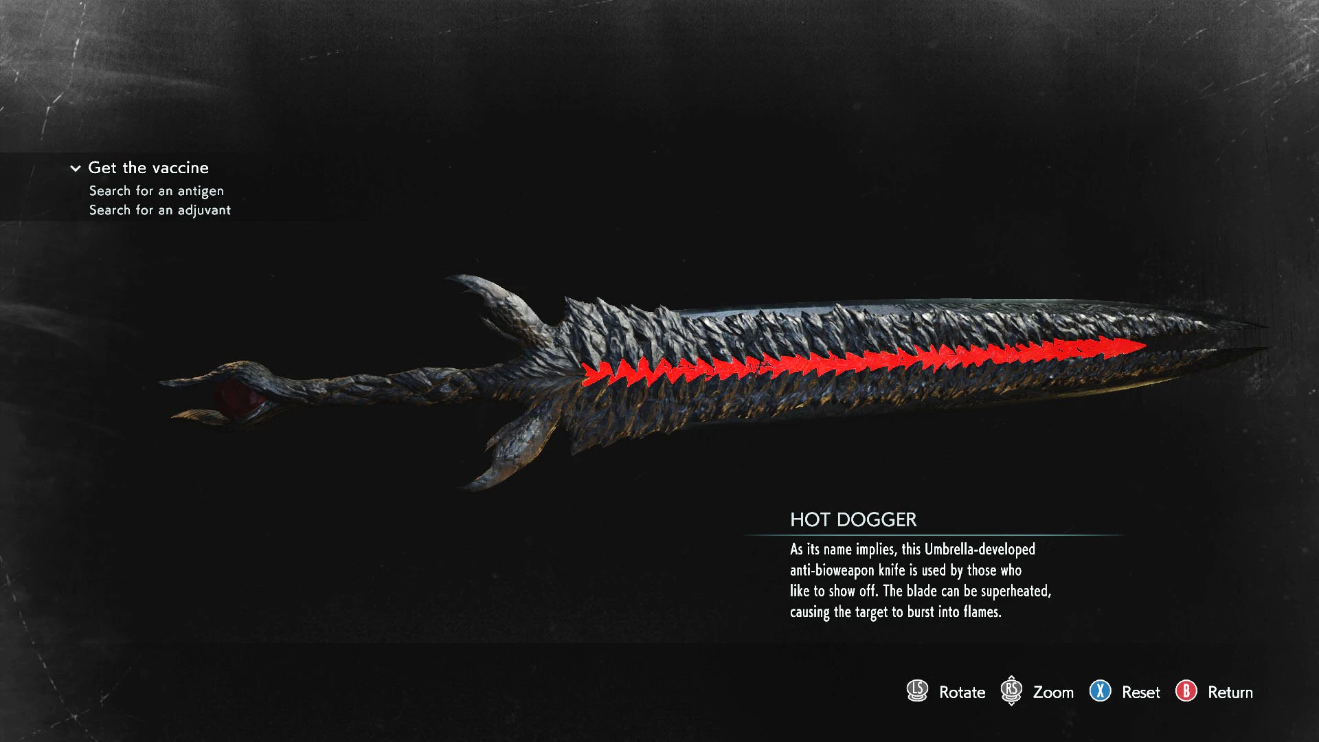 Resident Evil 3 "Меч Данте"