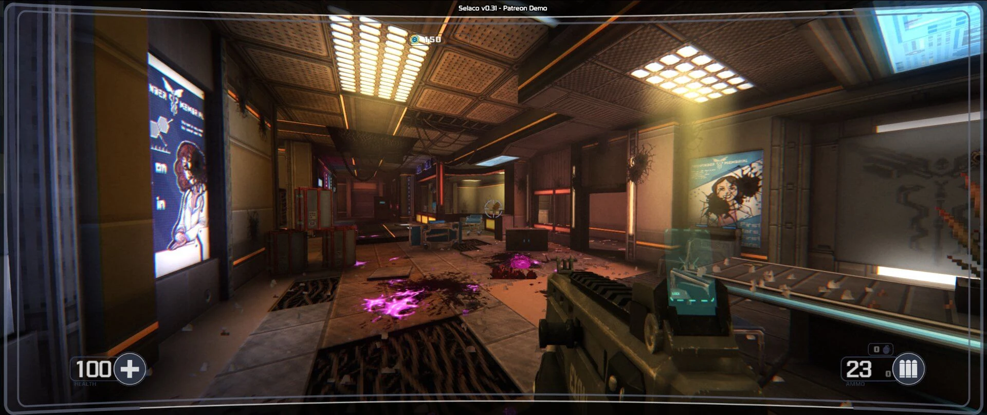 Новые скриншоты грядущего ретро-шутера Selaco