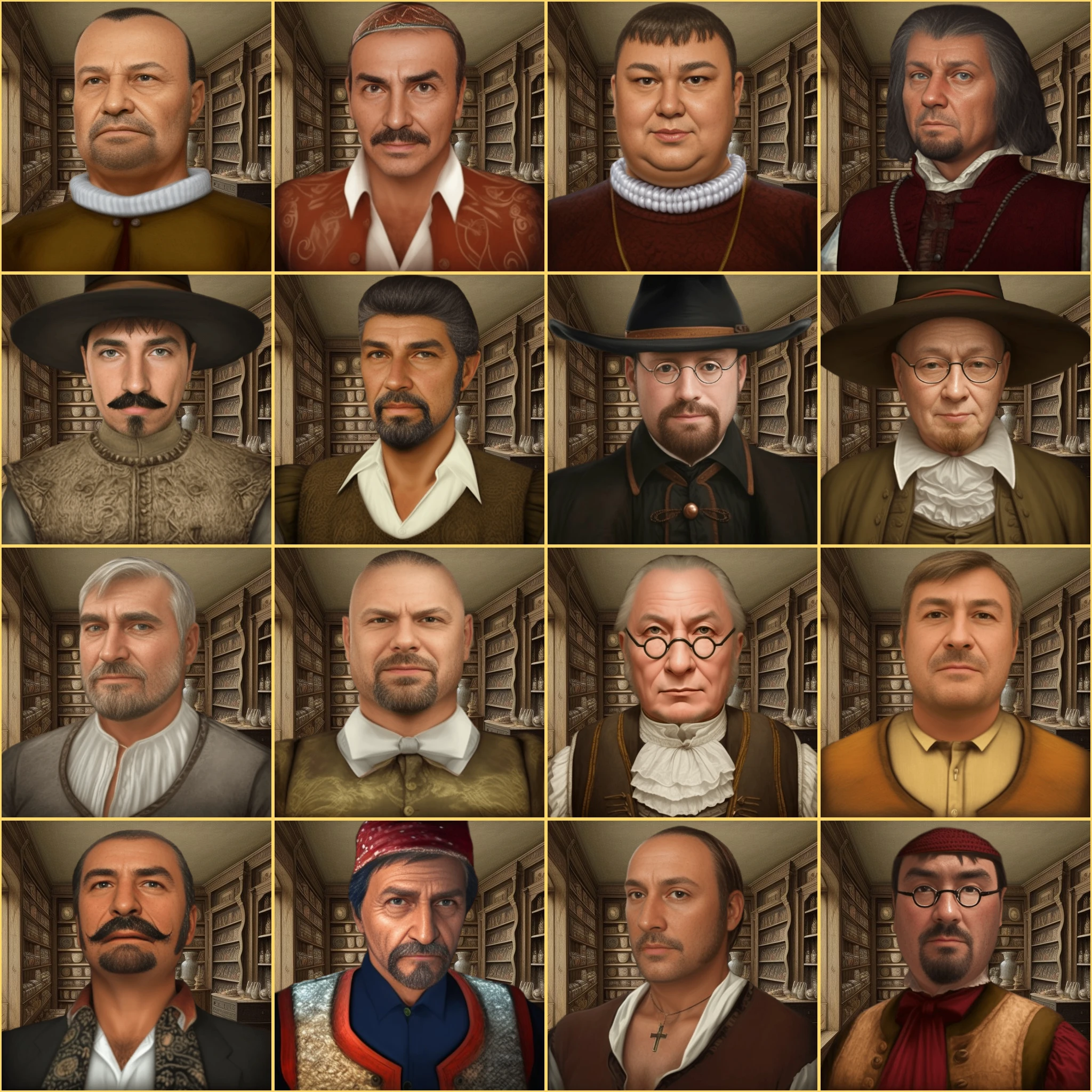 Sea Dogs: To Each His Own "Новые портреты для торговцев и духовенства"