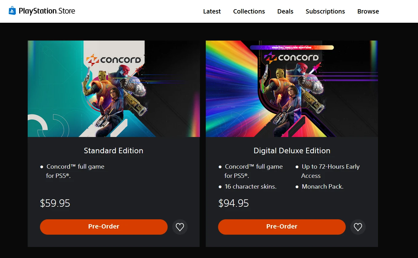 Предполагаемая цена шутера Concord - 40 долларов, согласно утечке информации