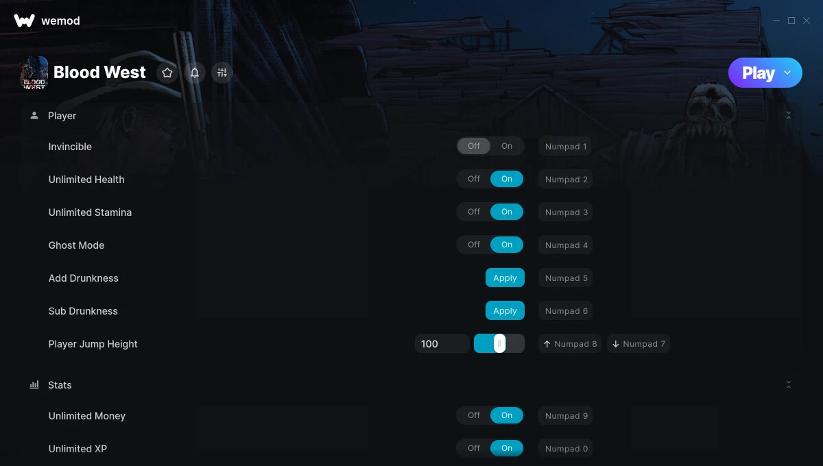 Blood West "Трейнер +12" [UPD: 14.08.2025] {STiNGERR / WeMod}