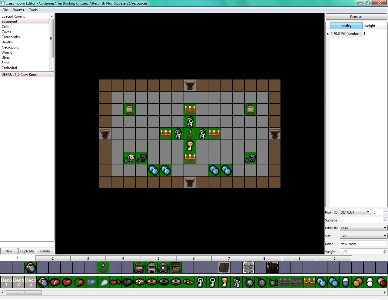Binding of Isaac "RoomEditor"