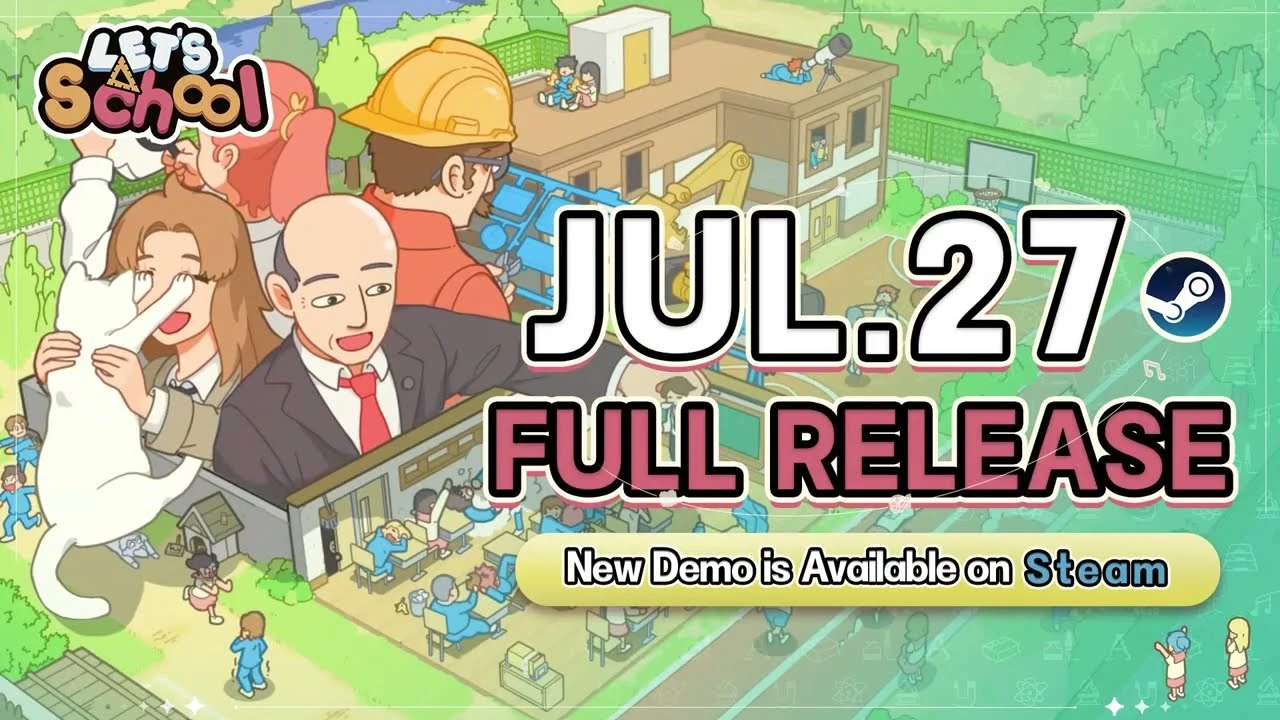 Низкополигональный симулятор управления школой Let's School выйдет 27 июля