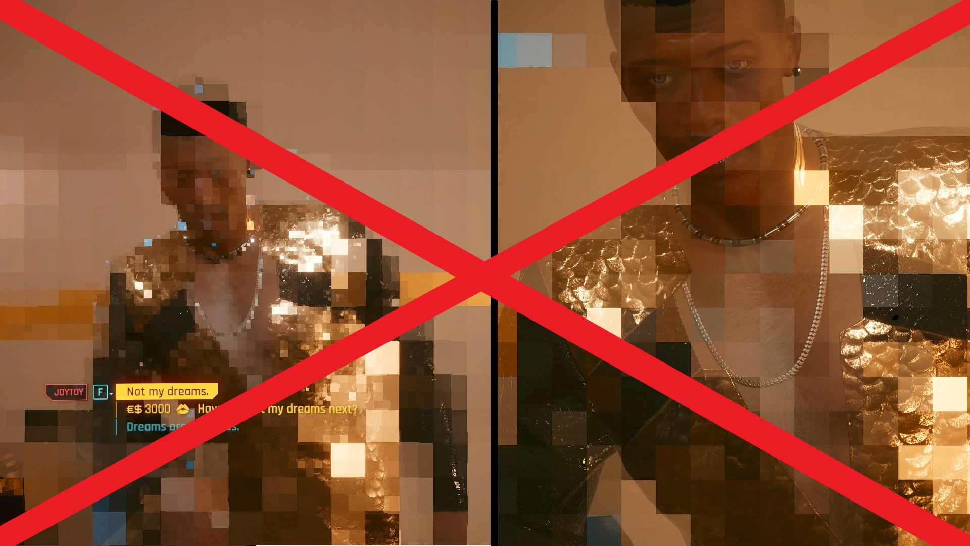 Cyberpunk 2077 "Отключение визуального эффекта перехода при зуме"