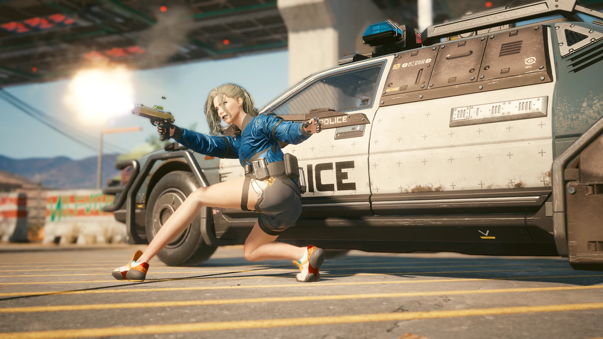 Разработчики Cyberpunk 2077 раскрыли стратегии действия полиции во время погонь в игре