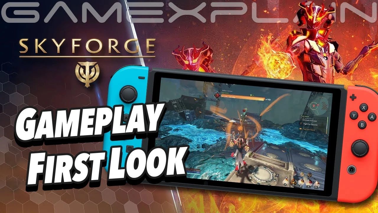 Опубликован первый геймплей версии условно-бесплатной MMO Skyforge для Switch