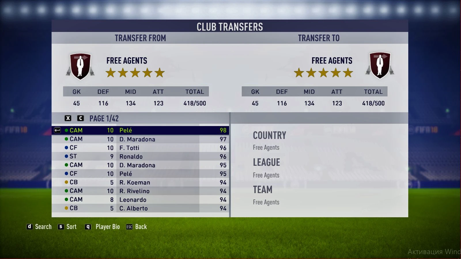 FIFA 18 "Icons and Legends V2"