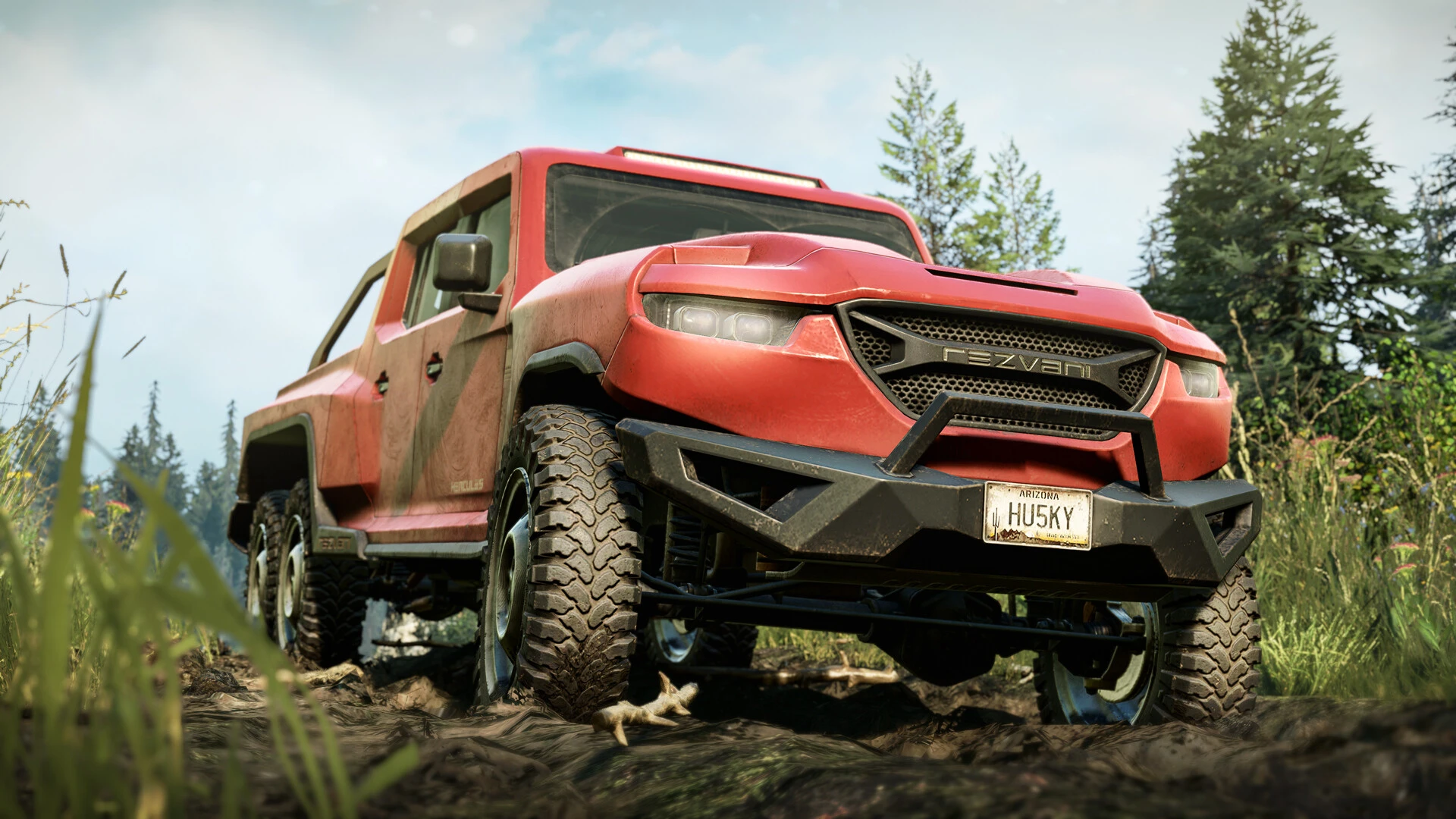 В игру SnowRunner добавлен элитный внедорожник Rezvani Hercules