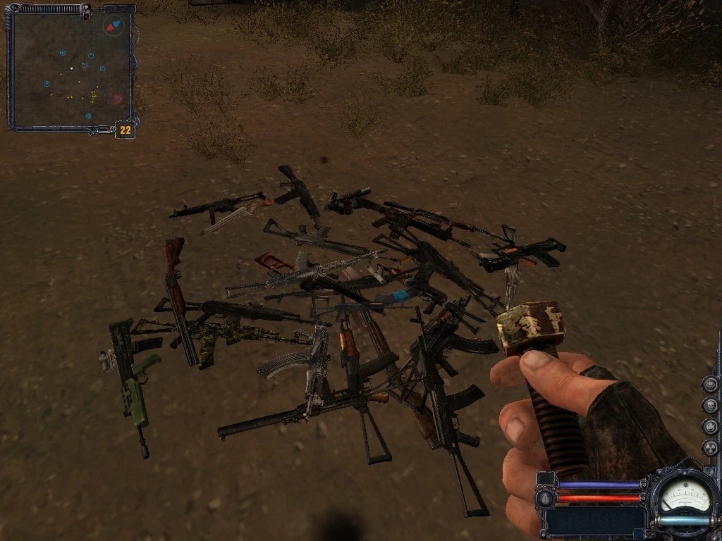 S.T.A.L.K.E.R.: Clear Sky "Пак из обновлённого вооружения"