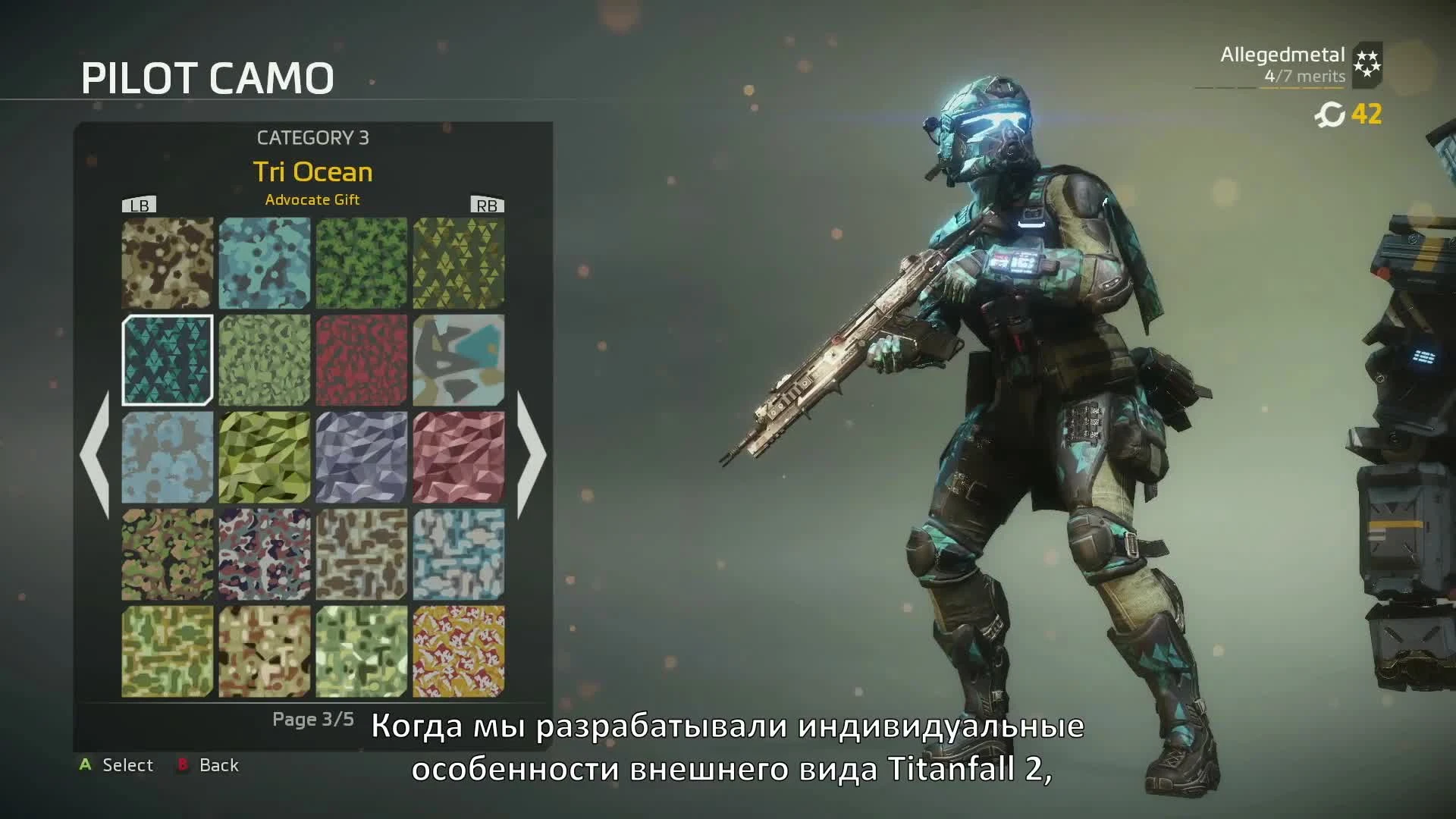 Кастомизация Титанов и пилотов в трейлере Titanfall 2