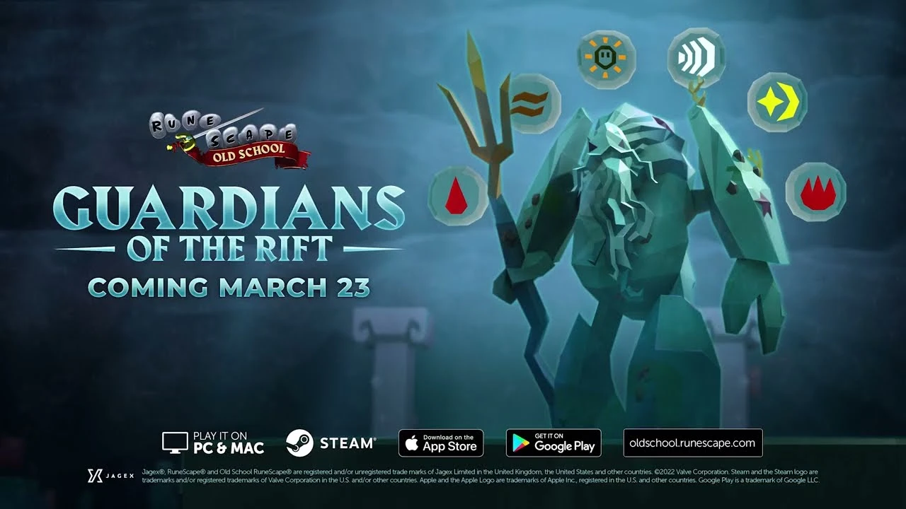 В Old School RuneScape добавят мини-игру Guardians of the Rift на этой неделе