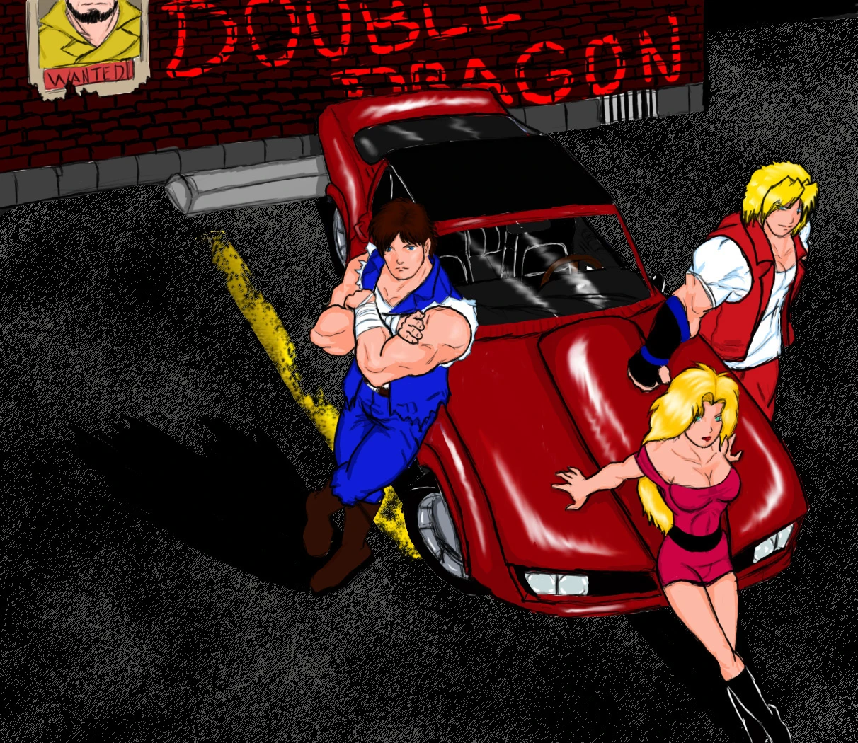 Месть Двойного Дракона - великая игра 8-битных лет