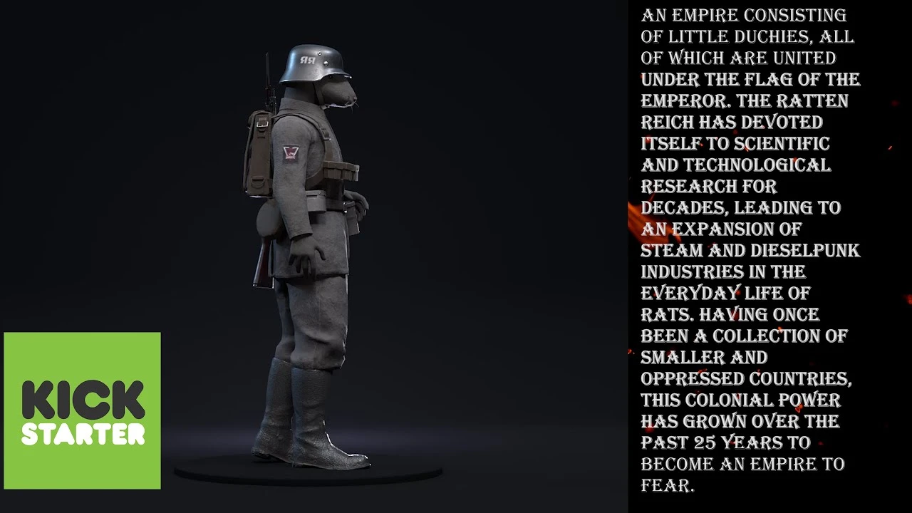 Представление фракций в Ratten Reich: крысы, тараканы и ящеры