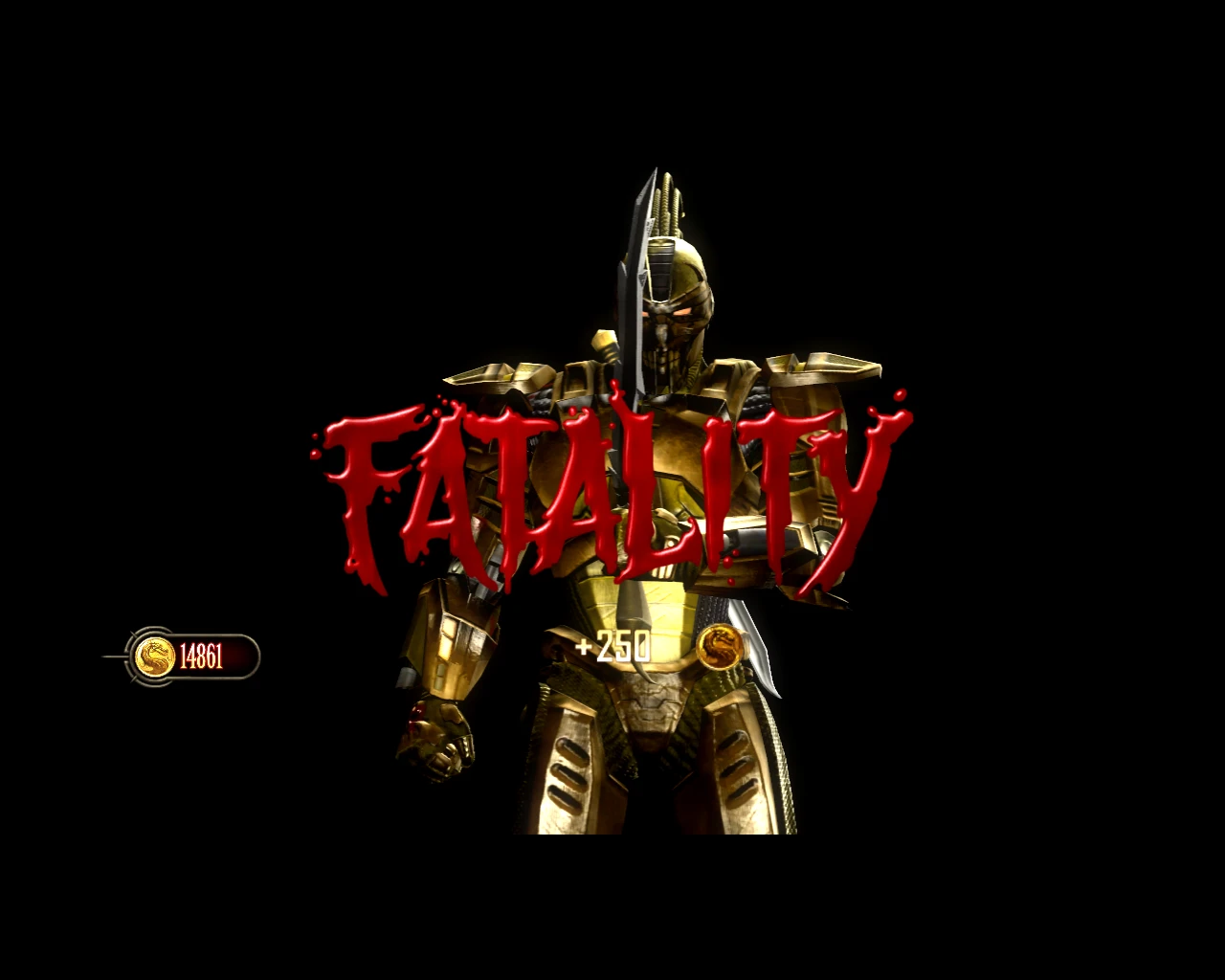 Mortal Kombat "Golden cyber scorpion(mesh swap)"