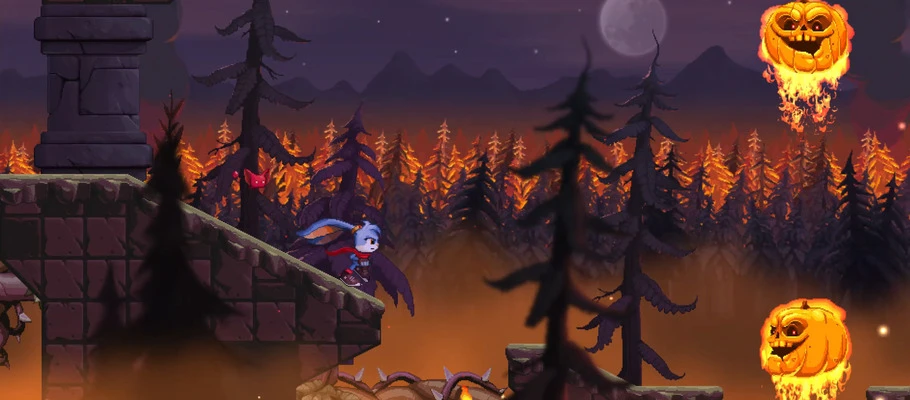 Платформер в стилистике 90-х Kaze and the Wild Masks выйдет в этом году