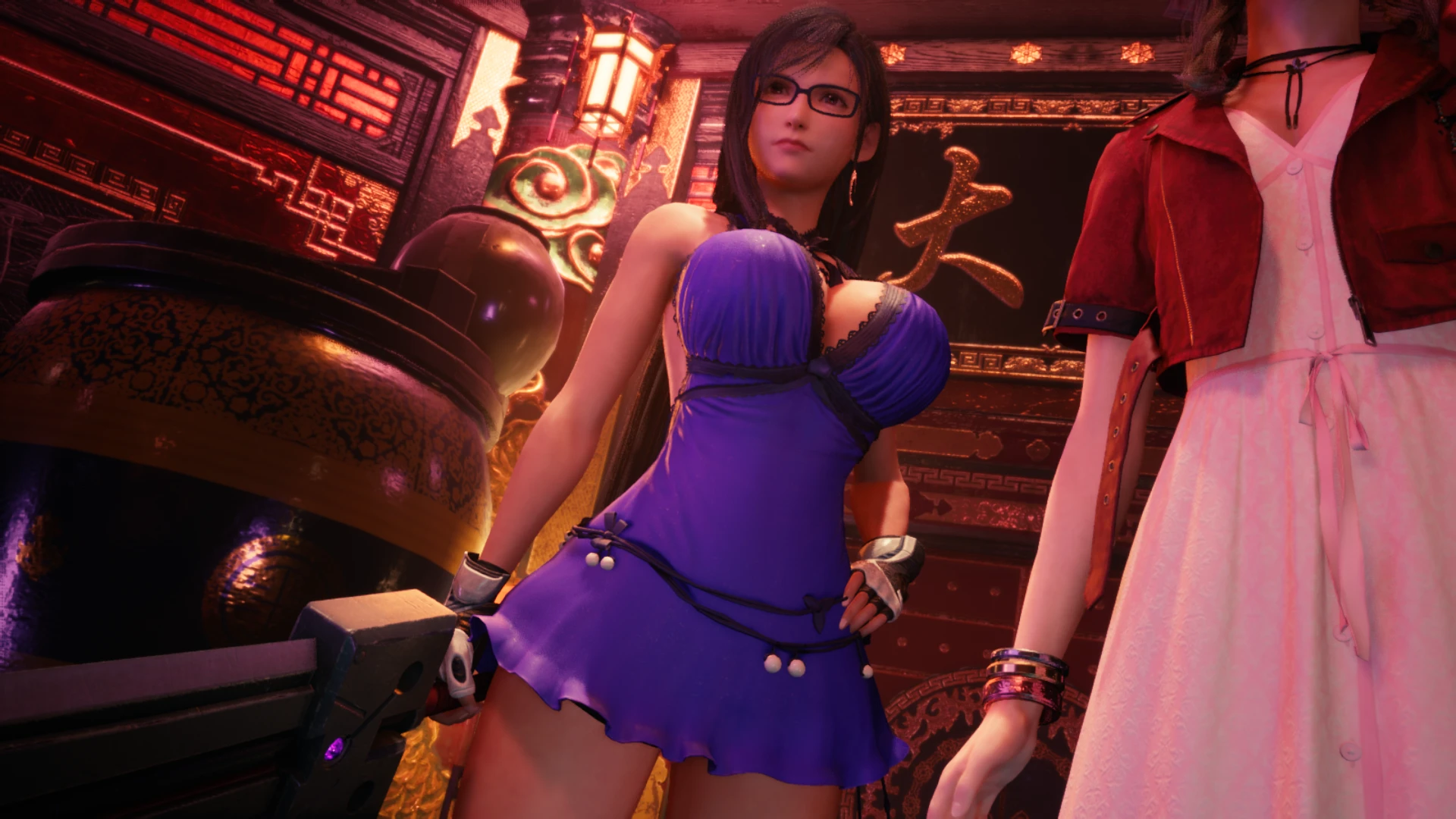 Final Fantasy 7 Remake "Тифа c огромной грудью и физикой покачивания"