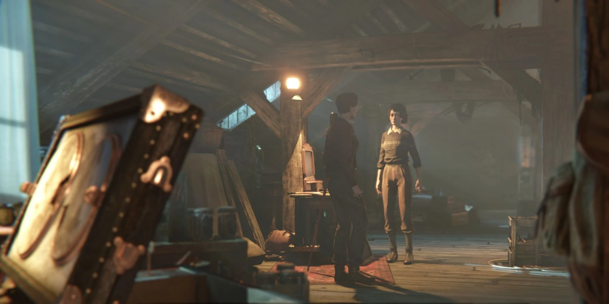 Как открыть сундук фрау Хунты в убежище - прохождение Syberia: The World Before