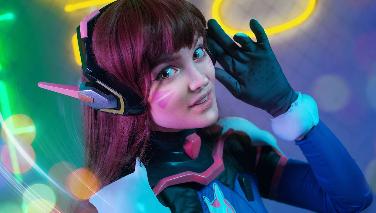 Косплей на D.Va из Overwatch