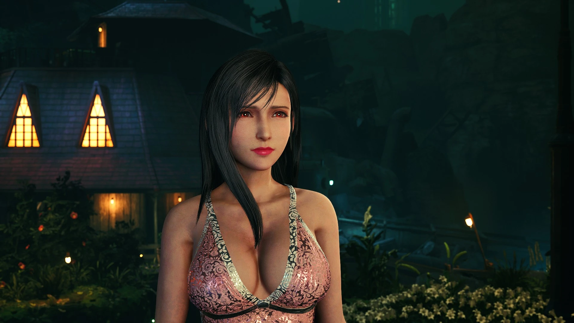 Final Fantasy 7 Remake "Тифа в прозрачном платье"