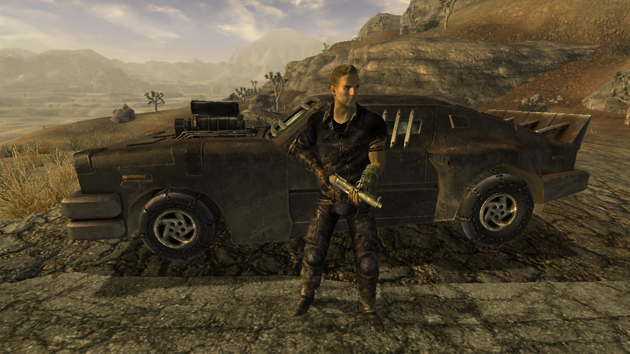 Дорога ярости: Для Fallout: New Vegas мод с полноценными управляемыми машинами