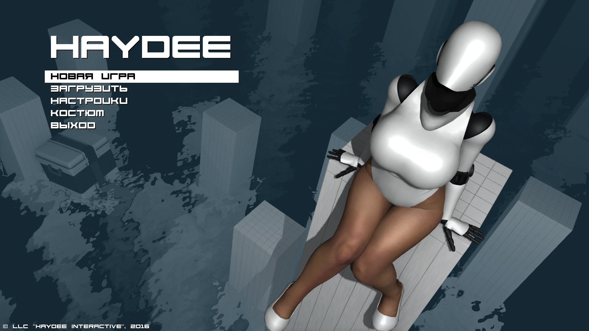 Haydee "Поза Kawaii в главном меню"