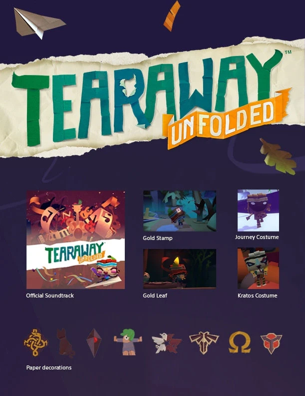 "Бумажная" адвенчура Tearaway: Unfolded выйдет в сентябре