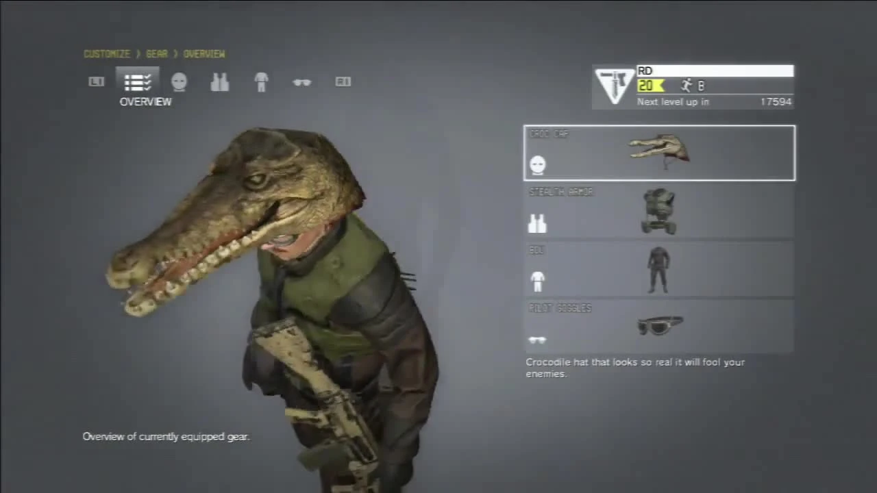 Metal Gear Online - Croc Cap