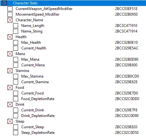 Outward: Таблица для Cheat Engine [UPD: 03.07.2020] {nitroroller}