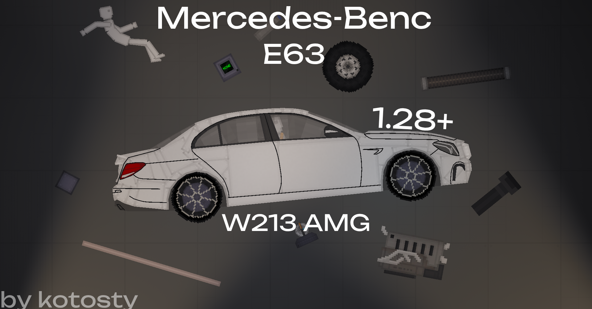 People Playground "Mercedes-Benz E63 W213 AMG" [1.28+]