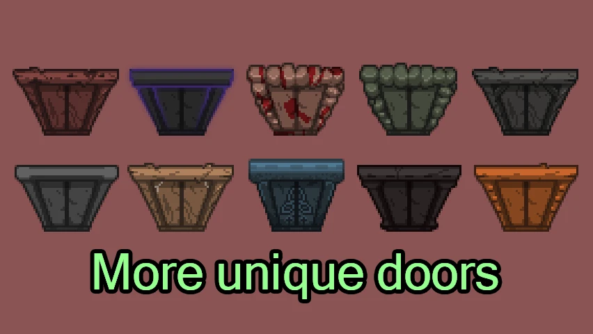 The Binding of Isaac "Мод - Better Doors [Repentance]"